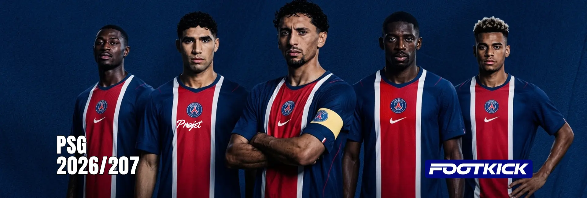Maillots PSG 2026 2027 portés par les joueurs - Ase Soccer