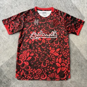Maillot Palestine Concept Rouge 2025/2026 — devant Maillot Palestine Concept Rouge 2025/2026 — devant