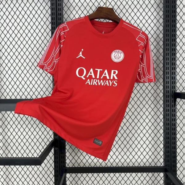 Maillot PSG Concept Rouge 2025/2026 — devant Maillot PSG Concept Rouge 2025/2026 — devant