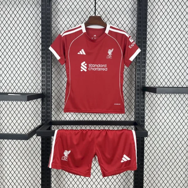 Kit Enfant Liverpool 2025/2026 — devant