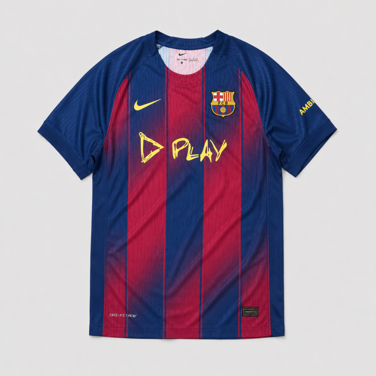 Maillot Barcelona Domicile Édition Joueur 25/26 Ed Sheeran