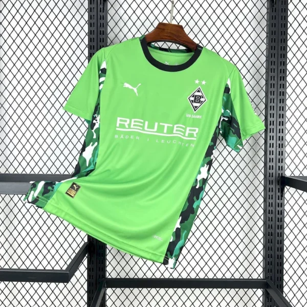 Maillot Borussia Mönchengladbach Extérieur 2025/2026 — devant Maillot Borussia Mönchengladbach Extérieur 2025/2026 — devant