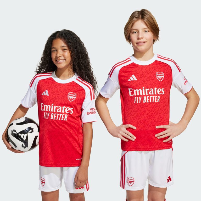 Kit Maillot Arsenal Domicile 25/26 Enfant