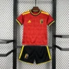 Kit Enfant Belgique Rouge et Jaune 2026/2027 — devant