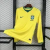 Maillot Brésil Domicile 2026/2027 Manches Longues — devant Maillot Brésil Domicile 2026/2027 Manches Longues — devant