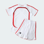 Kit Maillot AC Milan Rétro Extérieur 2006/07 Enfant