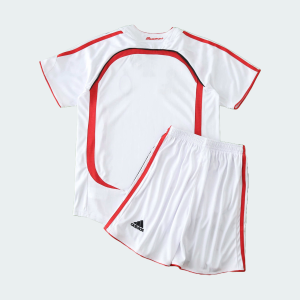 Kit Maillot AC Milan Rétro Extérieur 2006/07 Enfant