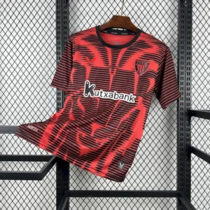 Maillot Athletic Bilbao Avant-Match 2025/2026 — devant Maillot Athletic Bilbao Avant-Match 2025/2026 — devant