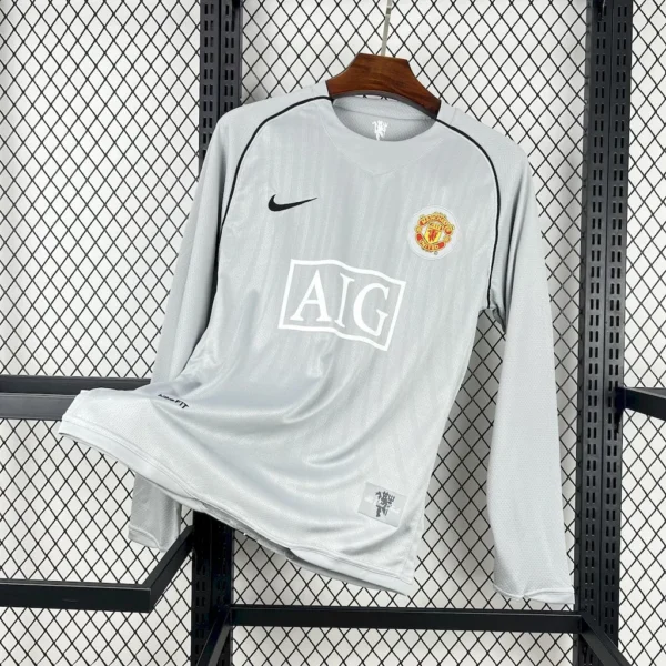 Maillot Manchester United Retro Gardien 2007/2008 Manches Longues — devant