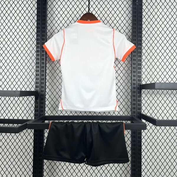 Kit Enfant Pays-Bas Blanc et Orange 2026/2027 — dos Kit Enfant Pays-Bas Blanc et Orange 2026/2027 — dos