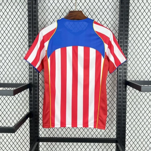 Maillot Atlético Madrid Retro Rouge et Blanc 2004/2005 — dos Maillot Atlético Madrid Retro Rouge et Blanc 2004/2005 — dos