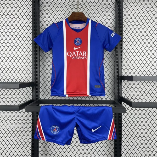 Kit Enfant PSG Bleu et Rouge 2026/2027 — devant