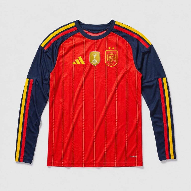 Maillot Espagne Domicile 2026/27 — Homme Manches longues