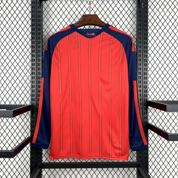 Maillot Espagne Domicile 2 Étoiles 2026/2027 Manches Longues — dos Maillot Espagne Domicile 2 Étoiles 2026/2027 Manches Longues — dos