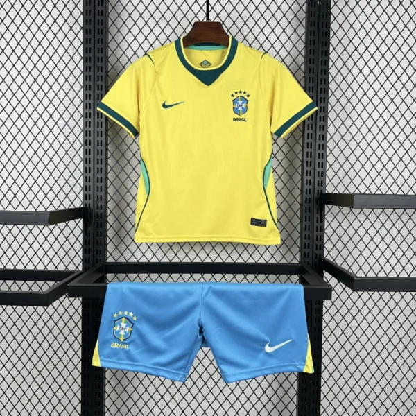 Kit Enfant Brésil Jaune 2026/2027 — devant