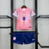 Kit Enfant FC Barcelone Rose et Blanc 2025/2026 — devant