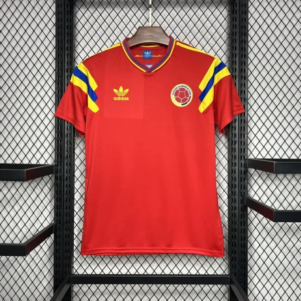 Maillot Colombie Retro Extérieur 1990/1991 — devant Maillot Colombie Retro Extérieur 1990/1991 — devant