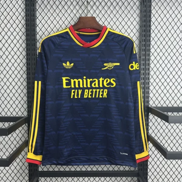 Maillot Arsenal Extérieur 2026/2027 Manches Longues — devant Maillot Arsenal Extérieur 2026/2027 Manches Longues — devant