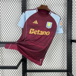 Maillot Aston Villa Domicile 2025/2026 — devant Maillot Aston Villa Domicile 2025/2026 — devant