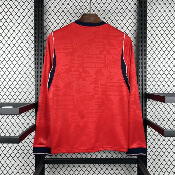 Maillot Angleterre Extérieur 2026/2027 Manches Longues — dos