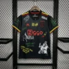 Maillot Ajax Amsterdam Concept Noir Graffiti 2025/2026 — devant
