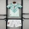 Kit Enfant Portugal Blanc et Menthe 2026/2027 — devant Kit Enfant Portugal Blanc et Menthe 2026/2027 — devant