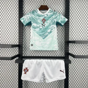 Kit Enfant Portugal Blanc et Menthe 2026/2027 — devant