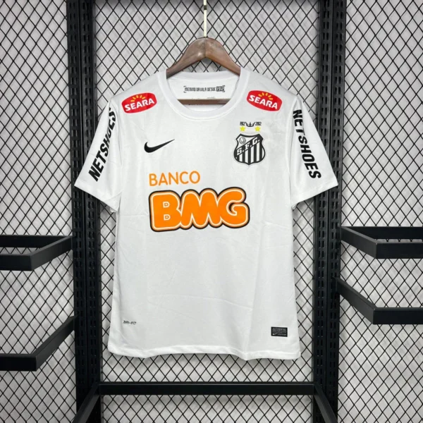 Maillot Santos Retro Blanc 2012/2013 — devant Maillot Santos Retro Blanc 2012/2013 — devant