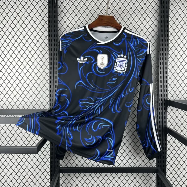 Maillot Argentine Extérieur 2026/2027 Manches Longues — devant Maillot Argentine Extérieur 2026/2027 Manches Longues — devant