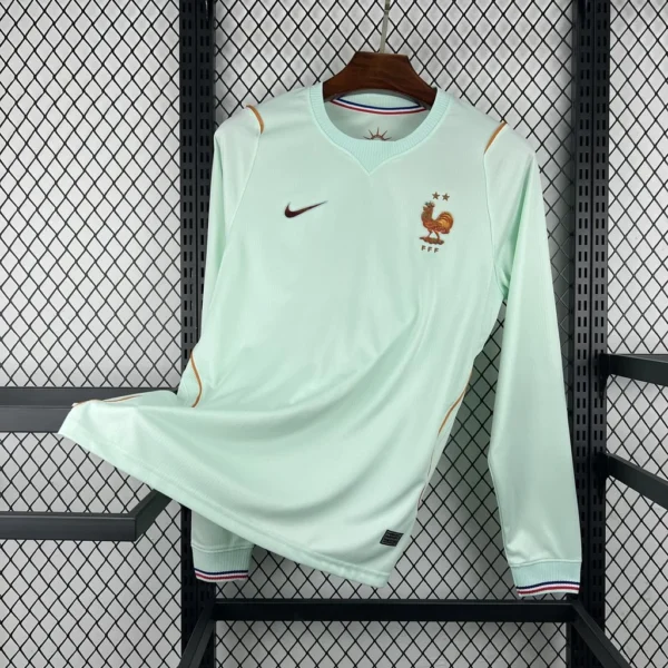 Maillot France Extérieur 2026/2027 Manches Longues — devant Maillot France Extérieur 2026/2027 Manches Longues — devant
