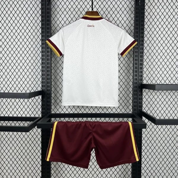 Kit Enfant Espagne 2 Étoiles Blanc 2026/2027 — dos Kit Enfant Espagne 2 Étoiles Blanc 2026/2027 — dos