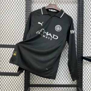 Maillot Manchester City Extérieur 2025/2026 Manches Longues — devant