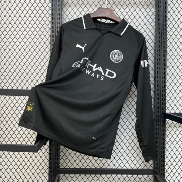 Maillot Manchester City Extérieur 2025/2026 Manches Longues — devant Maillot Manchester City Extérieur 2025/2026 Manches Longues — devant