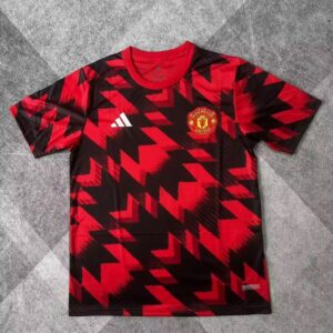 Maillot Manchester United Avant-Match Zigzag 2025/2026 — devant Maillot Manchester United Avant-Match Zigzag 2025/2026 — devant
