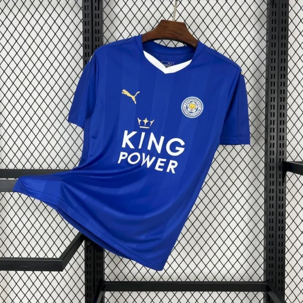 Maillot Leicester City Domicile Retro 2015/2016 — devant
