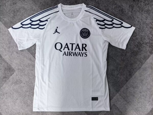 Maillot PSG Concept Blanc Écailles 2025/2026 — devant