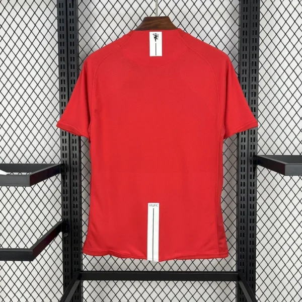 Maillot Manchester United Retro Finale LDC 2007/2008 — dos Maillot Manchester United Retro Finale LDC 2007/2008 — dos