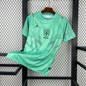 Maillot Brésil Gardien Vert Menthe 2026/2027 — devant Maillot Brésil Gardien Vert Menthe 2026/2027 — devant