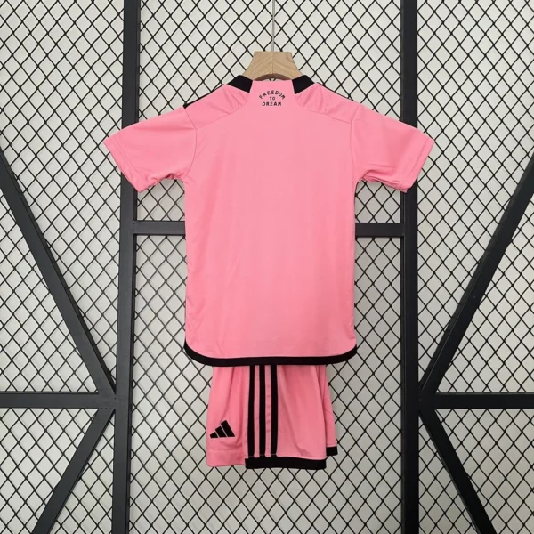 Kit Enfant Inter Miami Rose 2024/2025 — dos