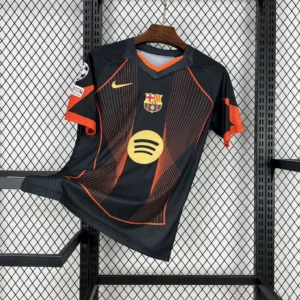 Maillot FC Barcelone Concept Orange et Noir 2025/2026 — devant Maillot FC Barcelone Concept Orange et Noir 2025/2026 — devant