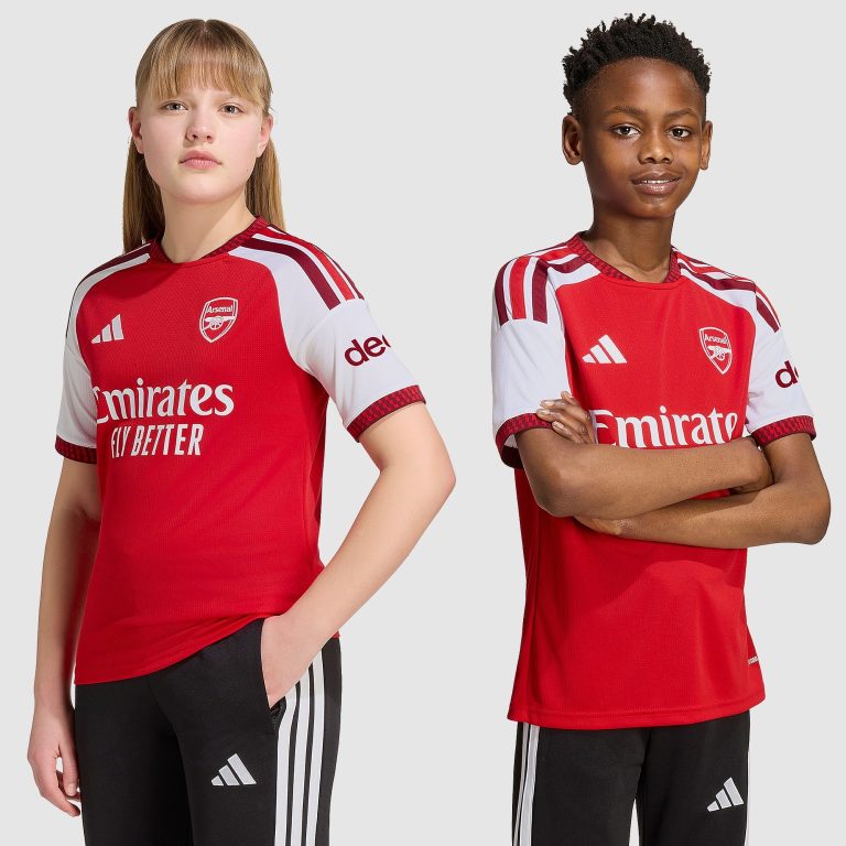 Kit Maillot Arsenal Domicile 2026/27 — Enfant