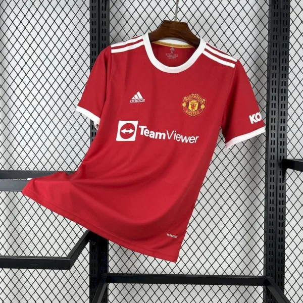 Maillot Manchester United Retro Domicile 2021/2022 — devant Maillot Manchester United Retro Domicile 2021/2022 — devant