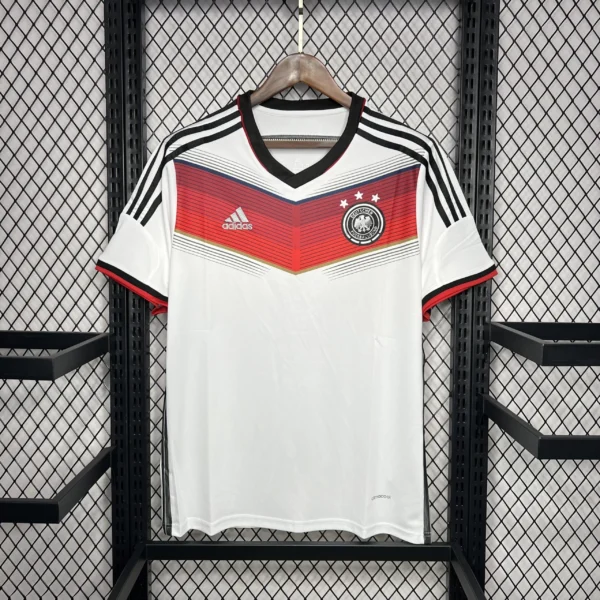 Maillot Allemagne Retro Domicile 2014/2015 — devant