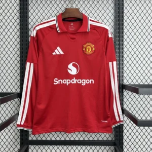 Maillot Manchester United Domicile 2026/2027 Manches Longues — devant Maillot Manchester United Domicile 2026/2027 Manches Longues — devant