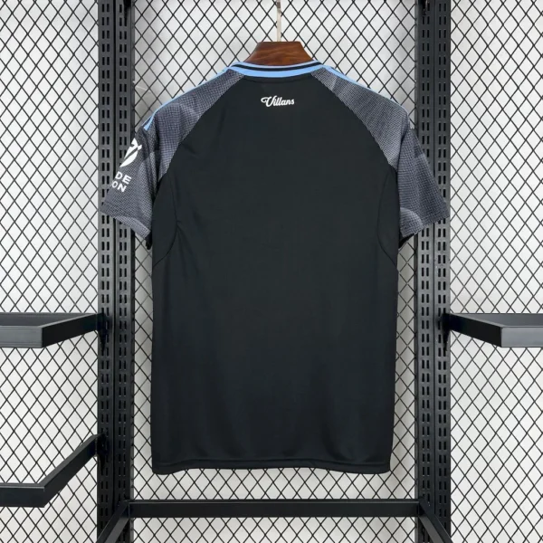 Maillot Aston Villa Extérieur Noir 2025/2026 — dos