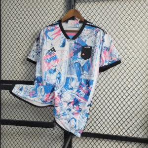 Maillot Japon Concept Blanc et Rose 2024/2025 — devant