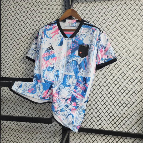 Maillot Japon Concept Blanc et Rose 2024/2025 — devant