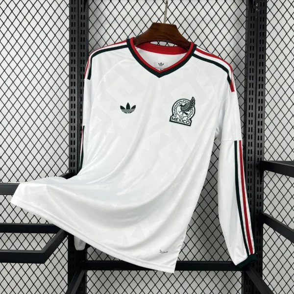 Maillot Mexique Extérieur 2026/2027 Manches Longues — devant Maillot Mexique Extérieur 2026/2027 Manches Longues — devant