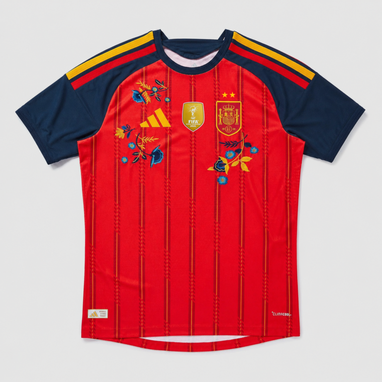 Maillot Espagne Domicile 2026/27 — Édition Joueur Brodée