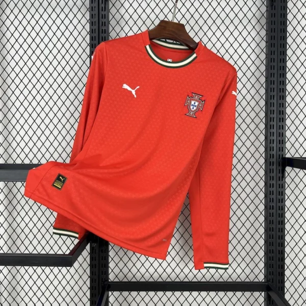Maillot Portugal Domicile 2025/2026 Manches Longues — devant